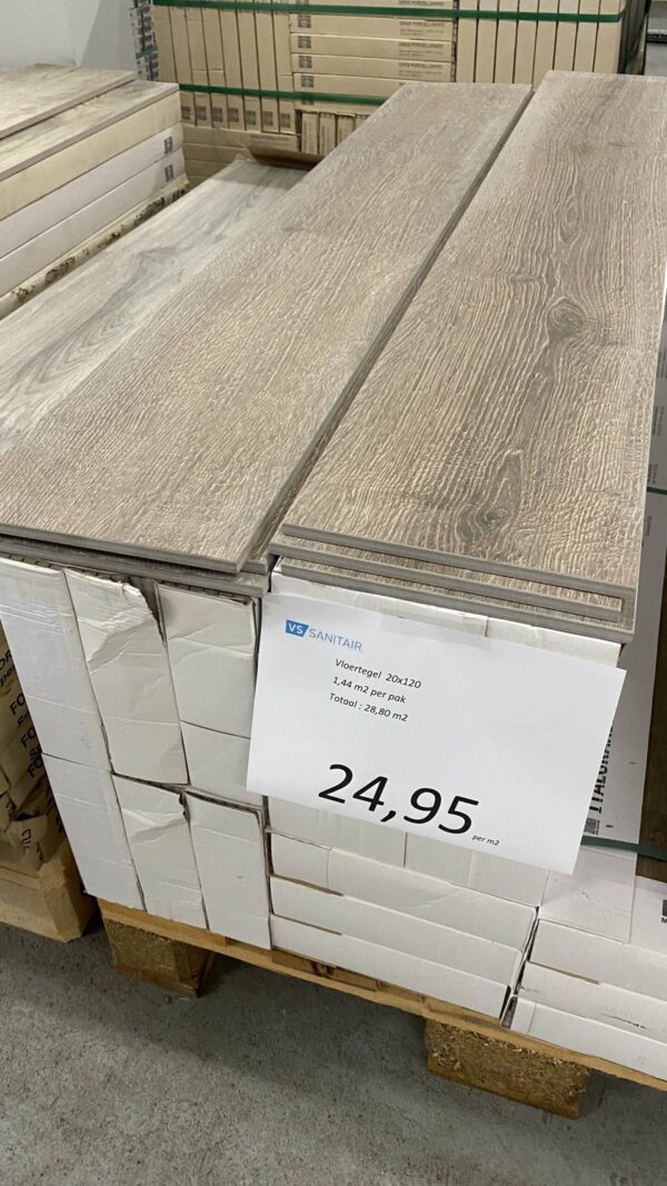 Vloertegel 20x120 cm 28,80 m2 - Afbeelding 2